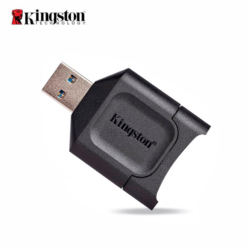 Kingston USB 3.2 Gen 1 Plus SD Card Reader MobileLite SD Reader SDHC/SDXC UHS-II Memory Card USB Adapter for Computer