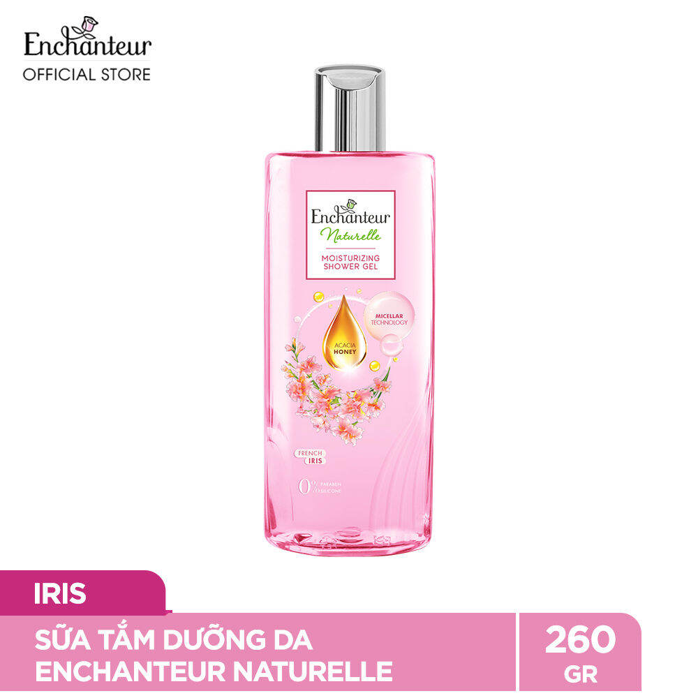 Sữa tắm dưỡng da Enchanteur Naturelle hương hoa Lavender/ Iris [510gr/260gr]