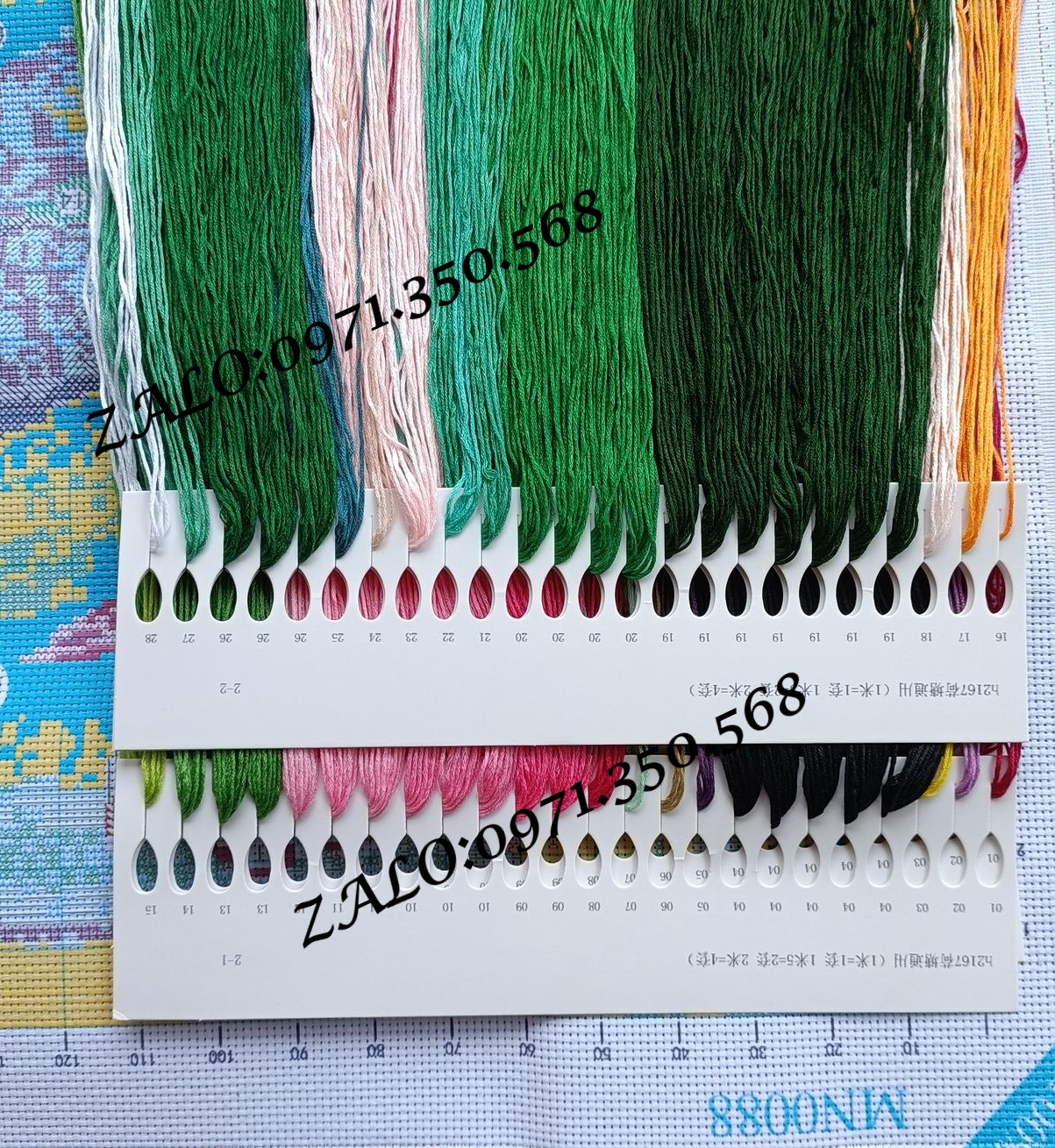(THÊU KÍN) Tranh thêu chữ thập Đầm sen MN0088
