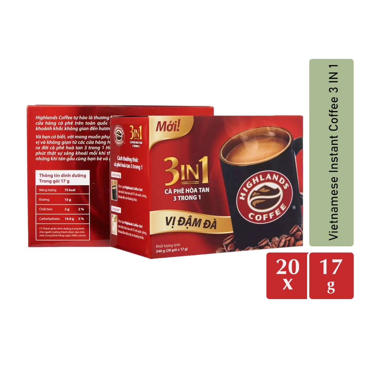 Highlands Coffee Vietnamese Coffee Instant 3 in 1 Lazada Singapore
