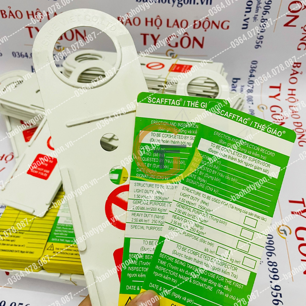 Thẻ treo giàn giáo