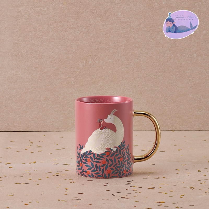 [Authentic] STARBUCKS CỐC MUG 16OZ (473ML) RESTING DRAGON AND ITS KEEPER