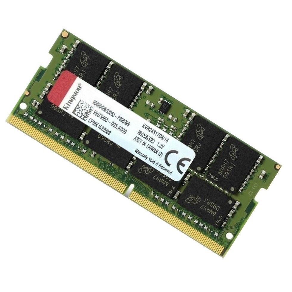 Ram Kingston 16GB DDR4 2400MHz Sodimm PC4-2400 1.2V Dùng Cho Laptop MacBook Máy Tính Xách Tay Bảo Hành 36 Tháng 1 Đổi 1