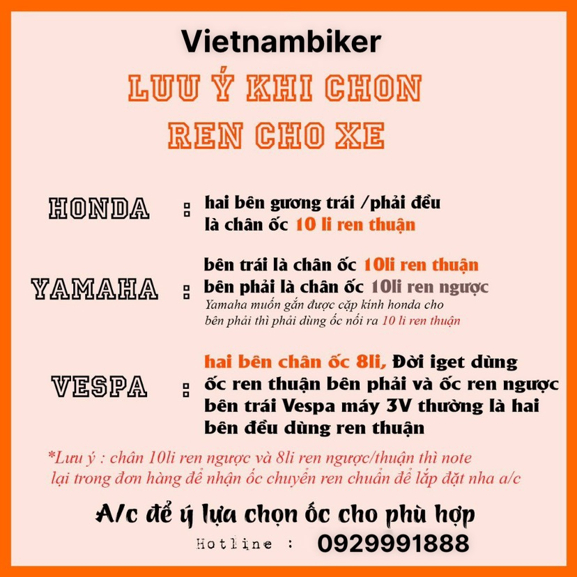 Gương chiếu Hậu H2C 7 Màu Cực Đẹp