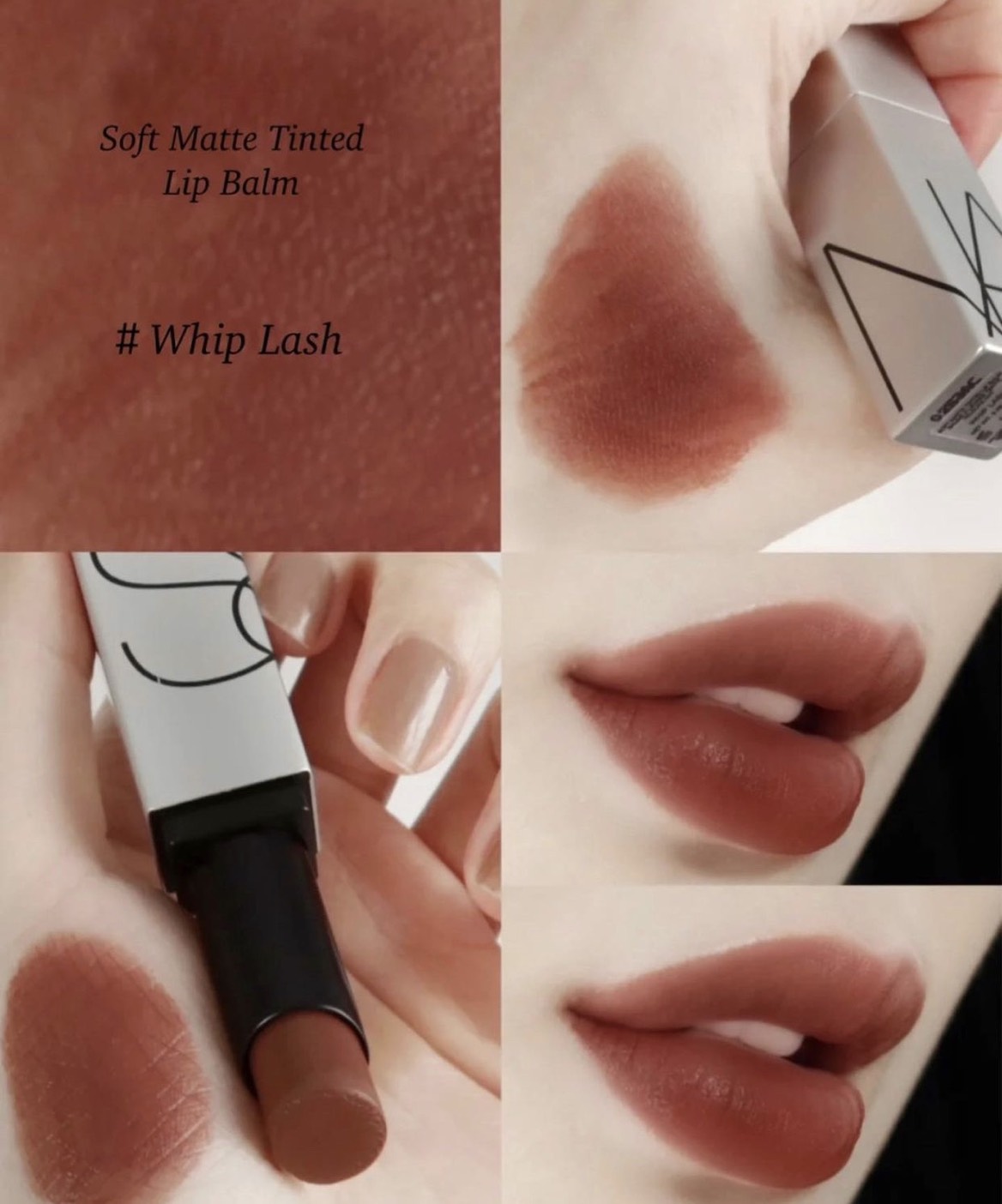 Son Nars 𝐒𝐎𝐅𝐓 𝐌𝐀𝐓𝐓𝐄 𝐓𝐈𝐍𝐓𝐄𝐃 𝐋𝐈𝐏 𝐁𝐀𝐋𝐌 vỏ bạc màu TOUCH ME và WHIP LASH