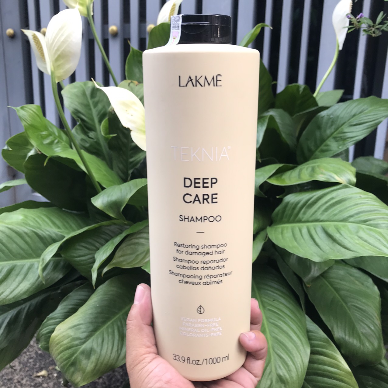 Dầu gội phục hồi tóc hư tổn Lakme Teknia Deep Care Shampoo 1000ml ( New 2023 )