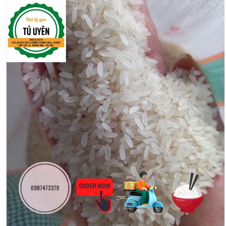 Gạo Bắc Hương thơm ngon, dẻo cơm 3kg