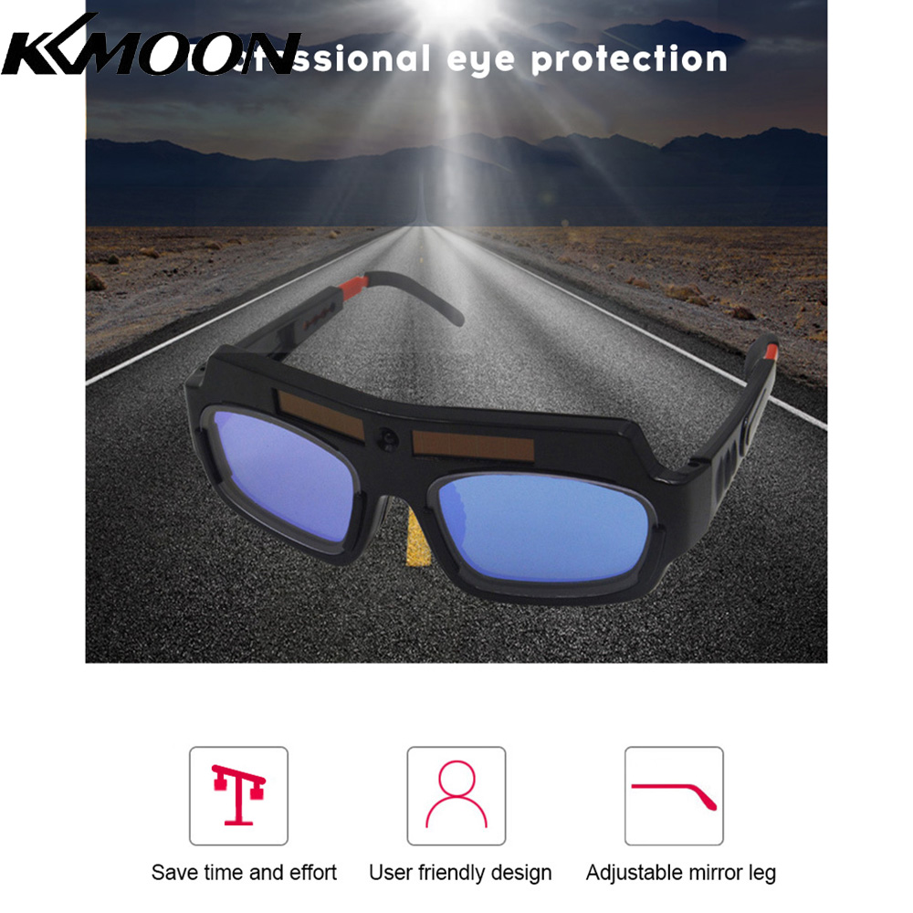 Automatic variable light electric welding glasses welder's strong light and ultraviolet protective goggles
