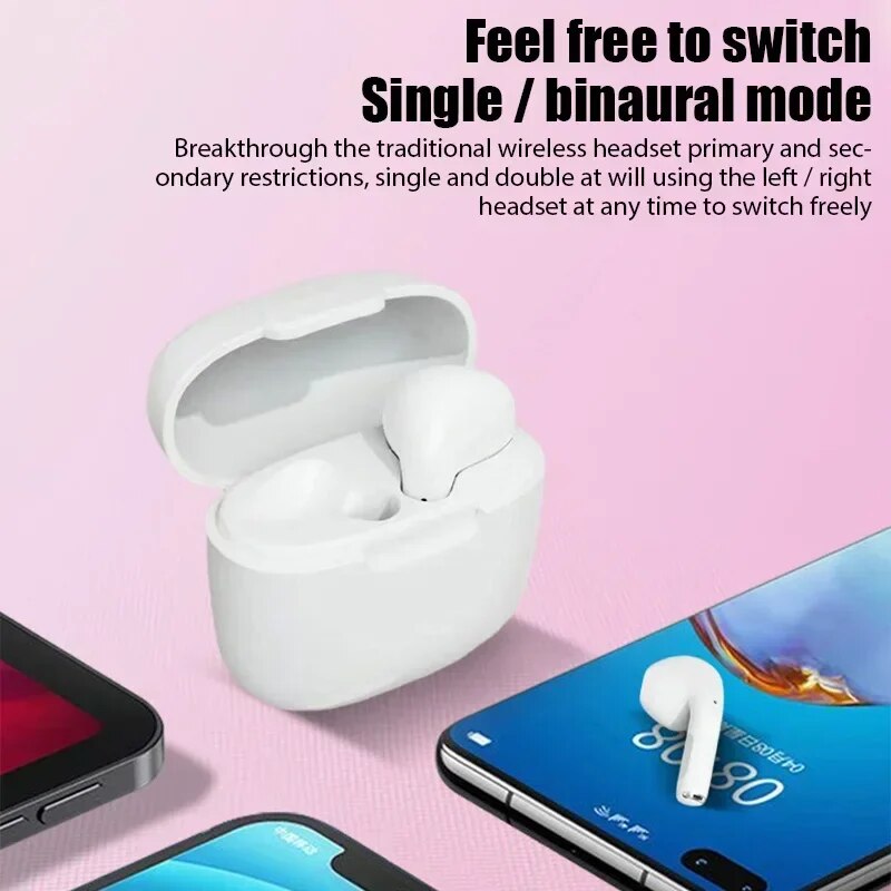 New Wireless Bluetooth Headset with Microphone Earbuds Touch Control Bluetooth Earphones Wireless Headphones