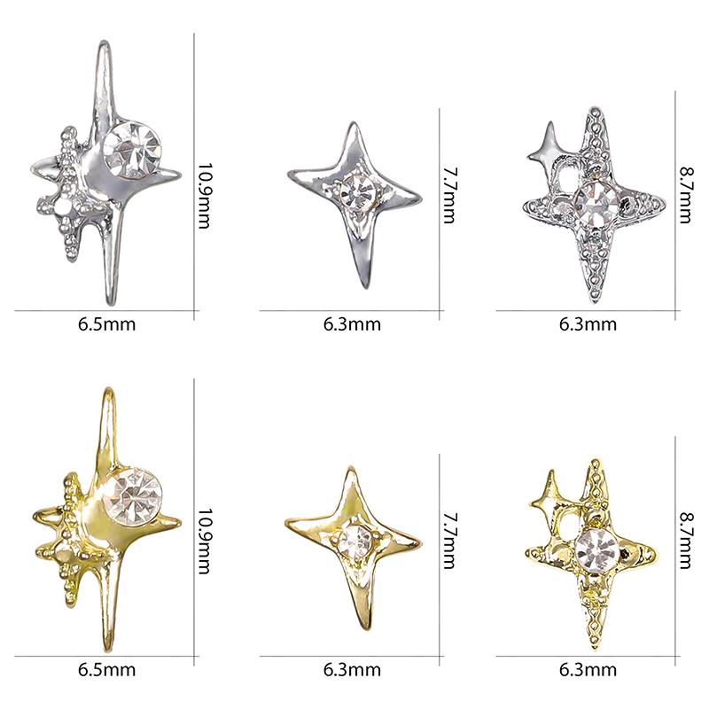 10pcs%203D%20Alloy%20Asterism%20Nail%20Charms%20Decorations%20Star%20Accessories%20Glitter%20Rhinestone%20Nail%20Parts%20Nail%20Art%20Materials%20Supplies%20-%20Image%202