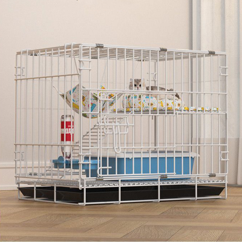 Cat cage Folding cage Household indoor folding encryption free installation with toilet large free space