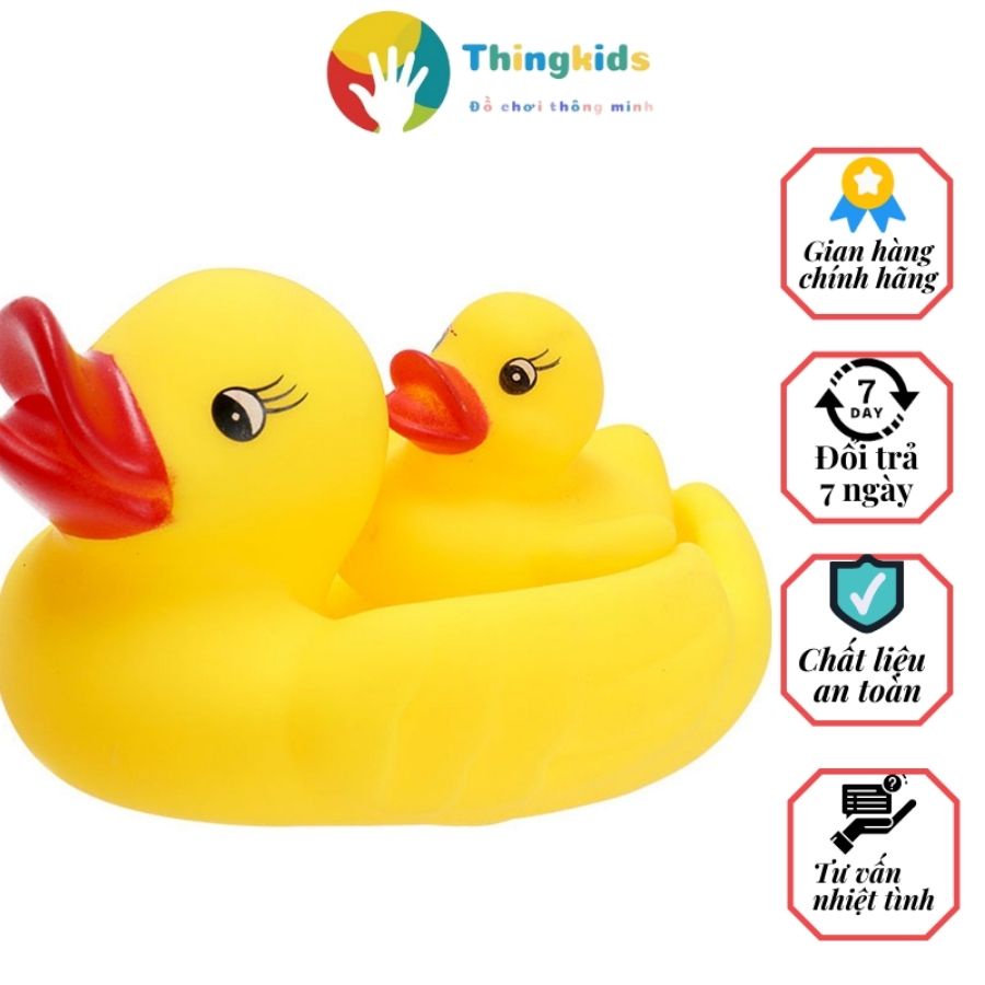 Set 6 con vịt thả bồn tắm bóp kêu chip chip vui nhộn - Thingkids