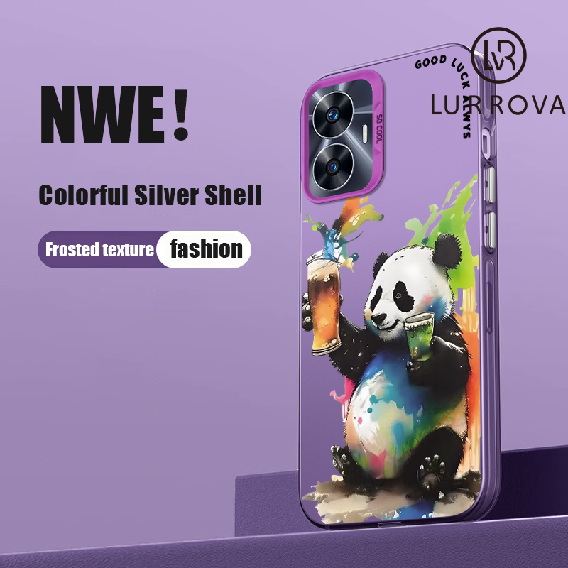Case RealmeC55 NarzoN55 Graffiti Monkey Graffiti Doraemon Graffiti Panda Graffiti Astronaut Graffiti Black Cat Colorful cartoon mobile phone case