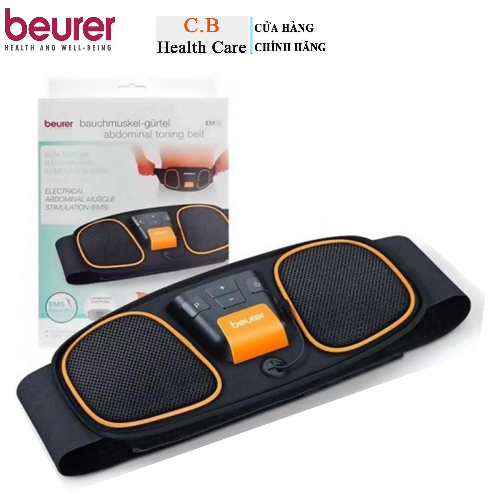 Đai massage lưng, bụng Beurer EM39