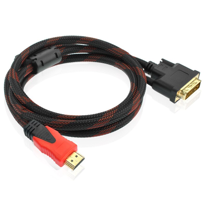 【tasselelf mall】DVI TO HDMI HDMI TO DVI , DVI D Male To HDMI Compatible Cable High Speed HDTV Compatible DVI Cable. 