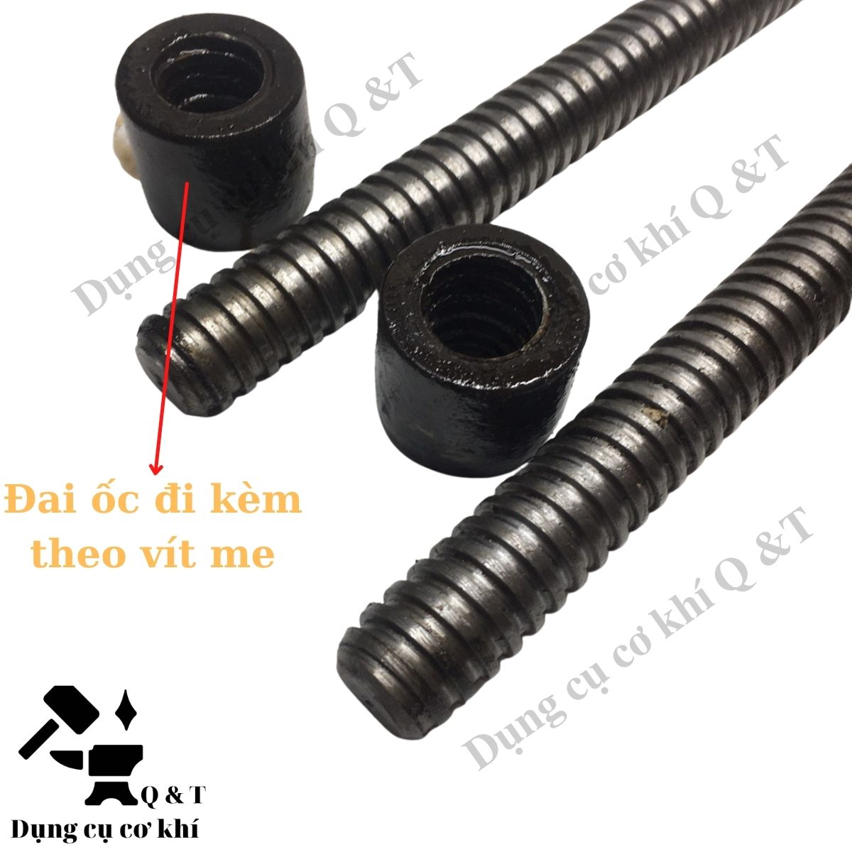 Vít me trục 19-21mm dài 200mm và 250mm ( có 1 đai ốc đi kèm )