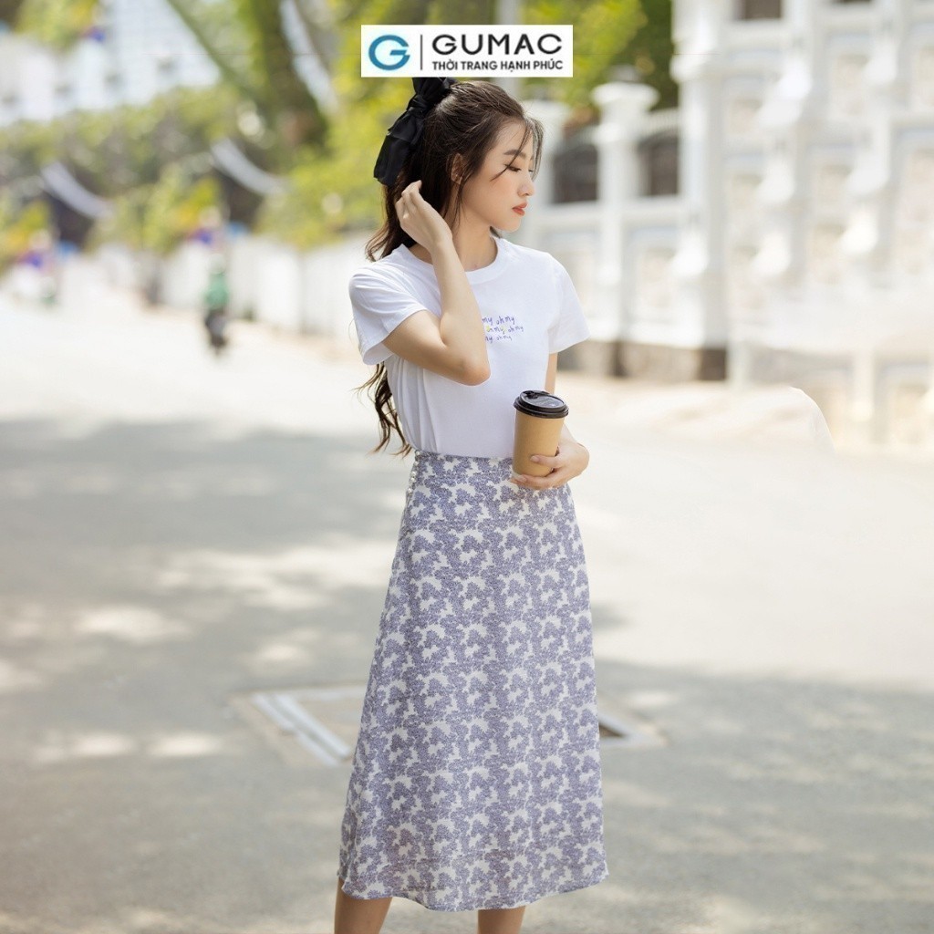 [SALE MẠNH |Voucher 8-15%] Chân váy phối ngọc thời trang GUMAC VD07022