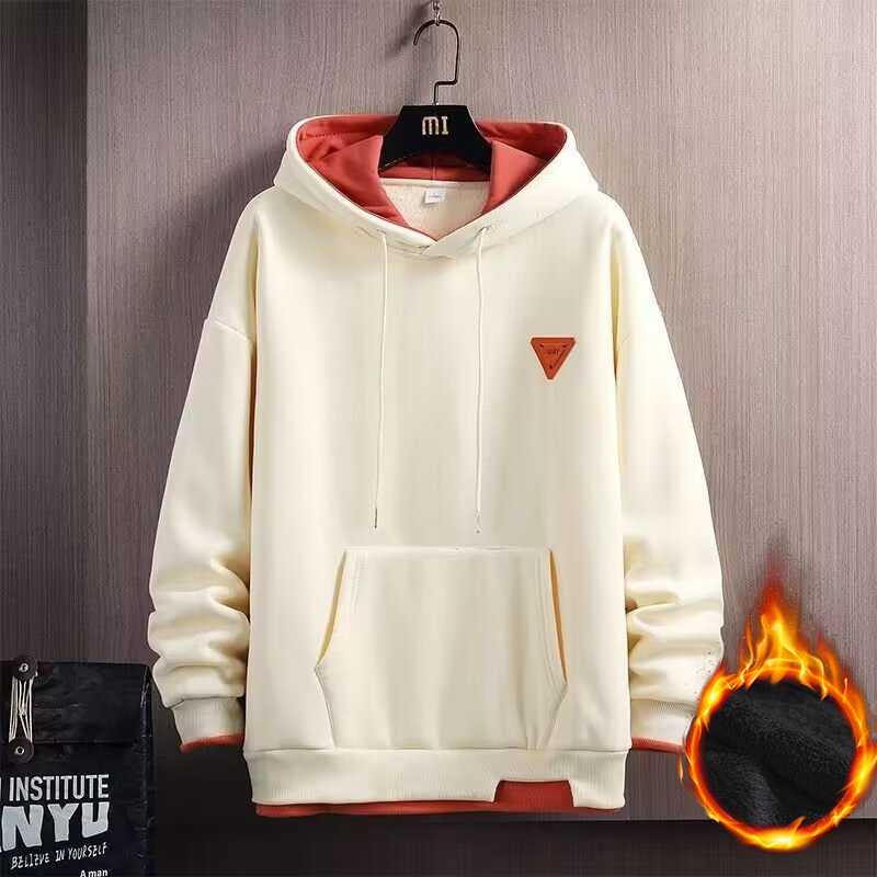Hanlu Winter hoodie thickened hoodie men's casual hoodie