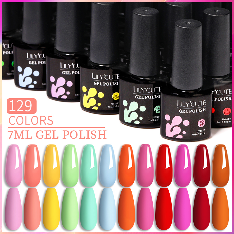 LILYCUTE%2060/66/129PCS/Set%20Gel%20Nail%20Polish%20Set%20Glitter%20Colors%20Nail%20Kit%20Esmaltes%20Semi%20Permanent%20UV%20Gel%20Nail%20Art%20DIY%20Manicure%20Sets%20-%20Image%203