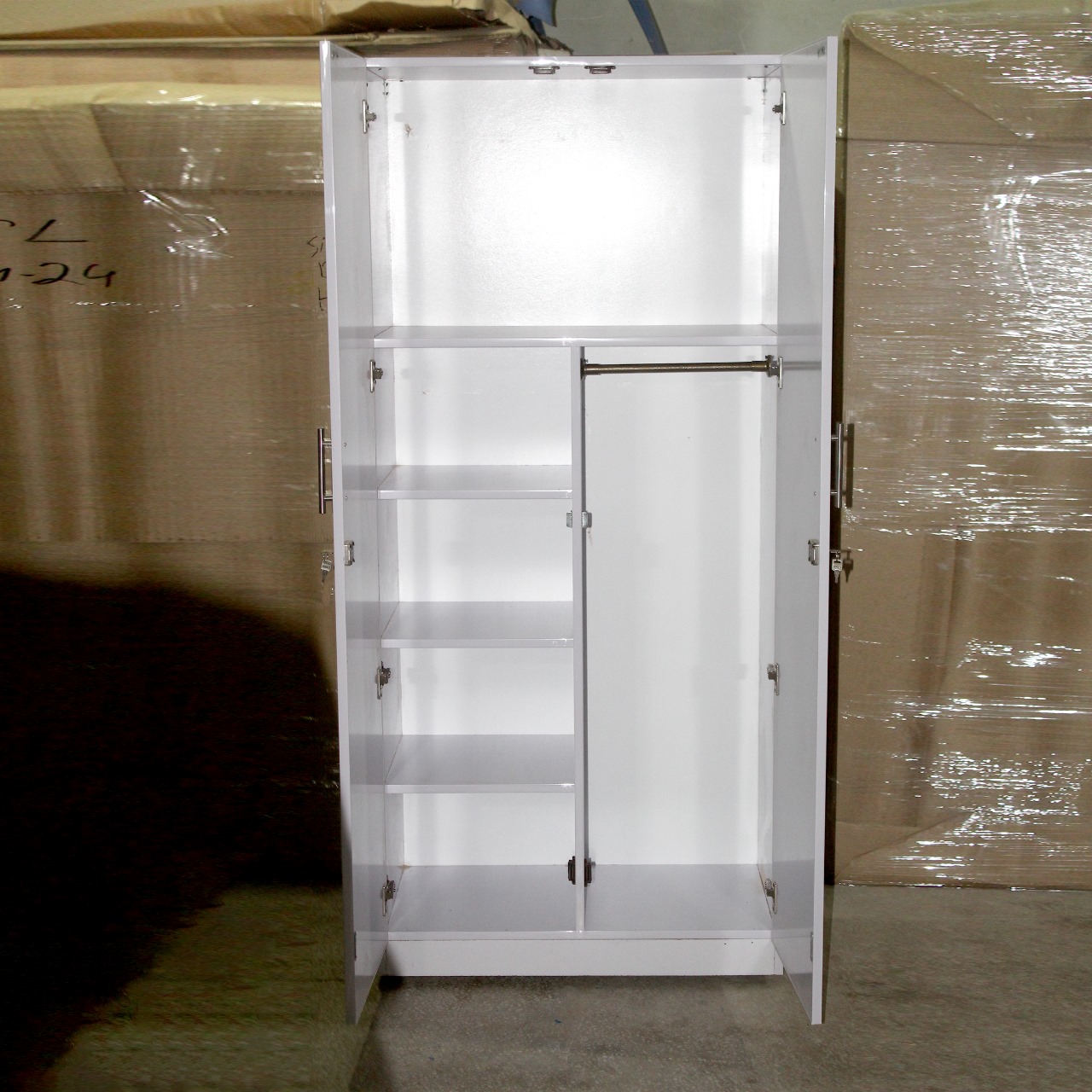 Elegant 6ft x 4ft Wooden Almari Spacious Storage Cupboard with Beautiful Design