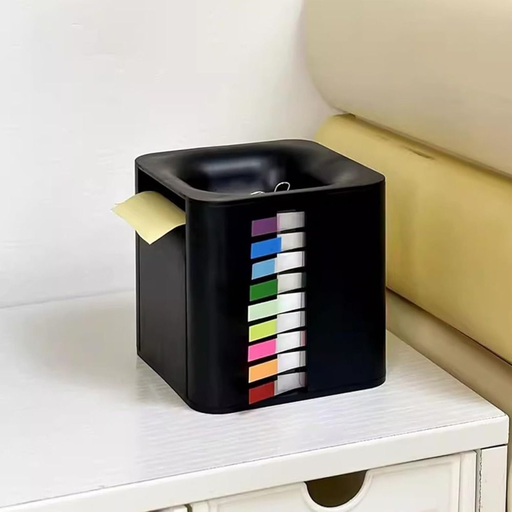 Desktop Note Roller Creative 5-in- Sticky Note Dispenser Magnetic Paperclip Absorb Plastic ...