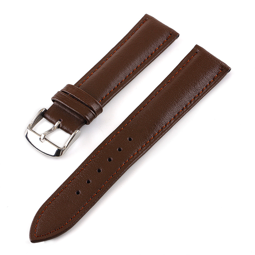 Dây đồng hồ da bò thật 100% bo-23 khóa cài size 18 20 22mm