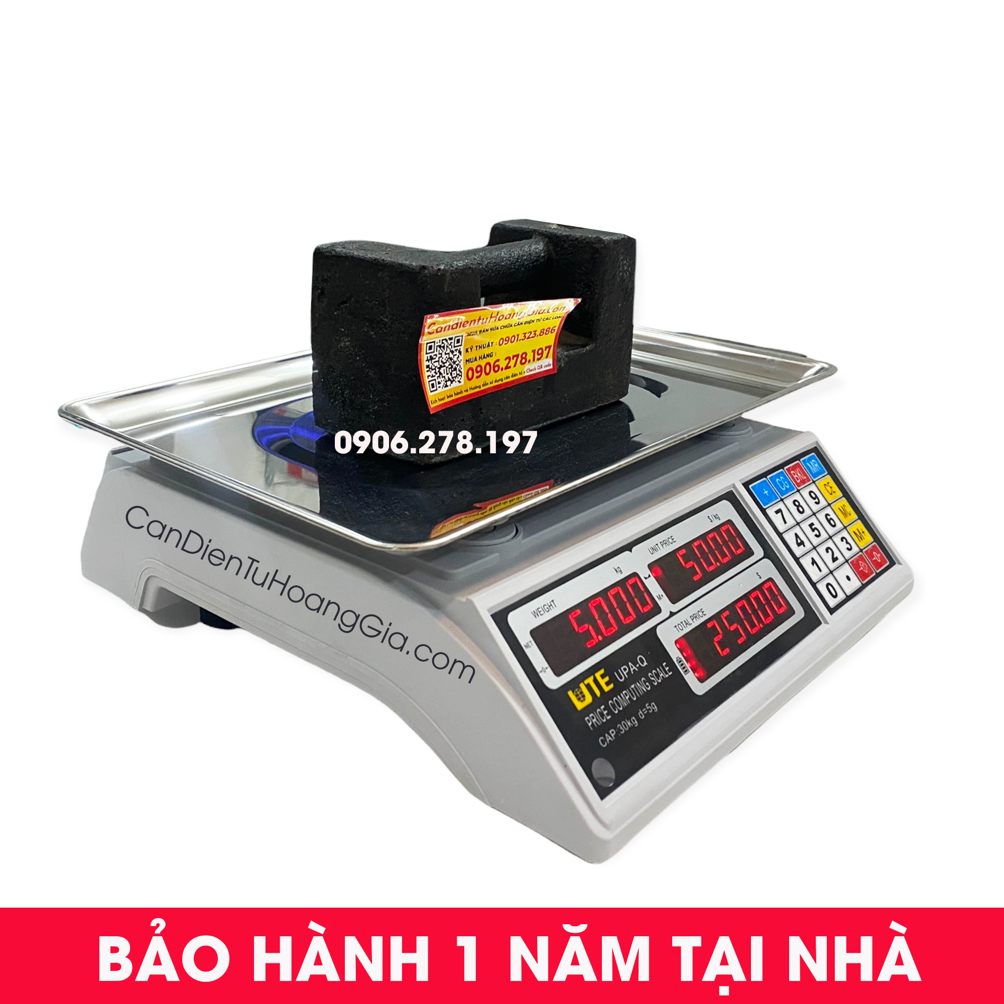 Bán cân điện tử 30KG UTE Chống nước 80%
