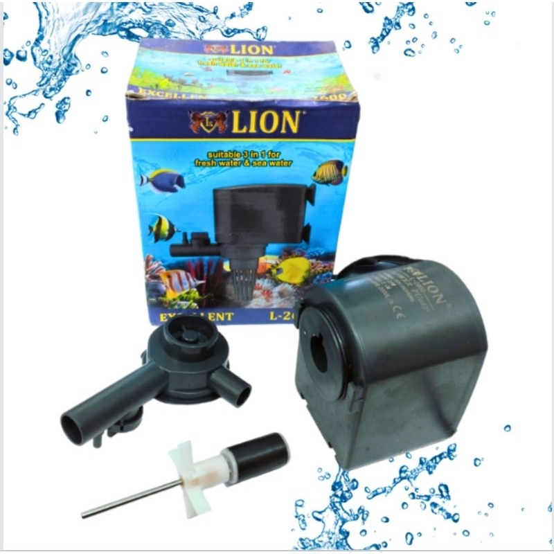 LION L 2600 Pompa kolam aquarium hidroponik