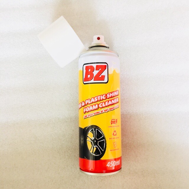 Chai xịt bảo dưỡng vỏ, nhựa nhám bz 450ml