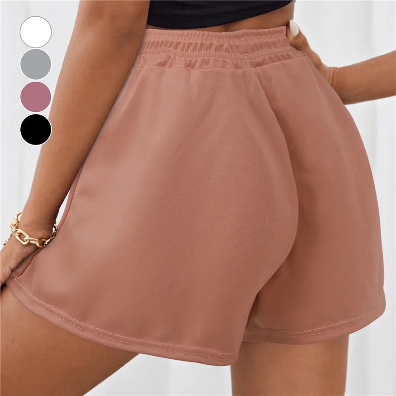 Cotton%20Linen%20Shorts%20Women's%20Sports%20Shorts%20Summer%20Solid%20High%20Waist%20Black%20Shorts%20Women%20Fashion%20Plus%20Size%20Casual%20Basic%20Short%20Pants%20-%20Image%203