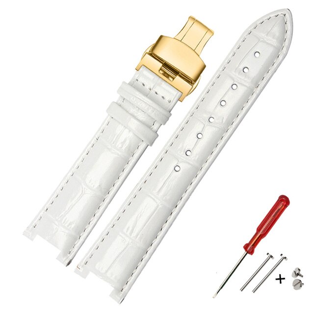 1 Genuine Leather Watch Strap For Tissot Tianwang Folli Follie Michael Kors Mk5774 Men Women Notch Watchb 16 18Mm Wristb