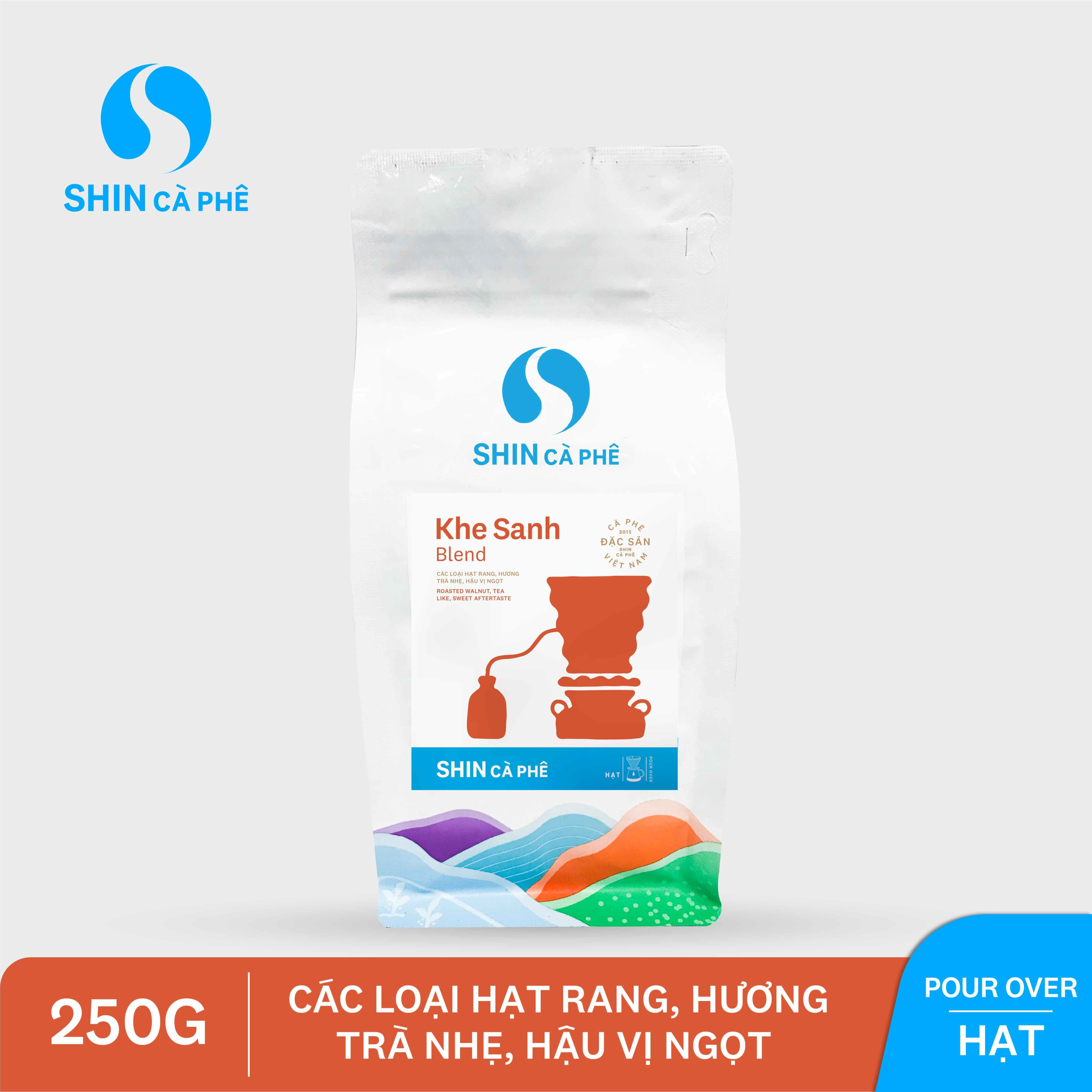Cà phê Khe Sanh blend - SHIN Cà Phê - Cà phê pha thủ công (Pour Over) - Gói 250g