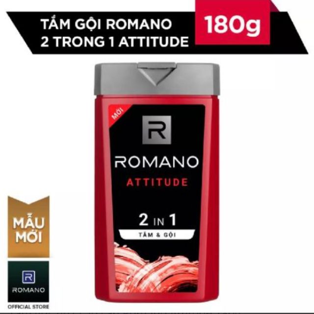 [HCM] dầu gội ROMANO 180G  FORCE/ATTITUDE/CLASSIC