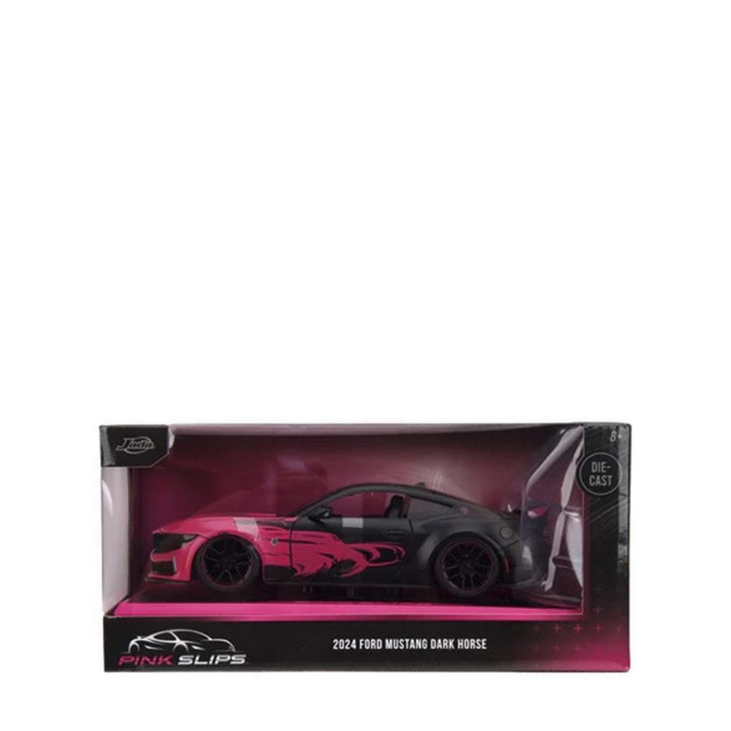 Voiture de la série PINK SLIPS – FORD Mustang Dark Horse de 2024 couleur rose et noir