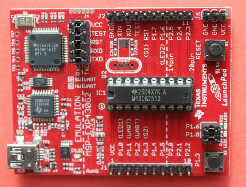 TI MSP430 Launchpad Value Line Development Board Texas Instruments MSP-EXP430G2T