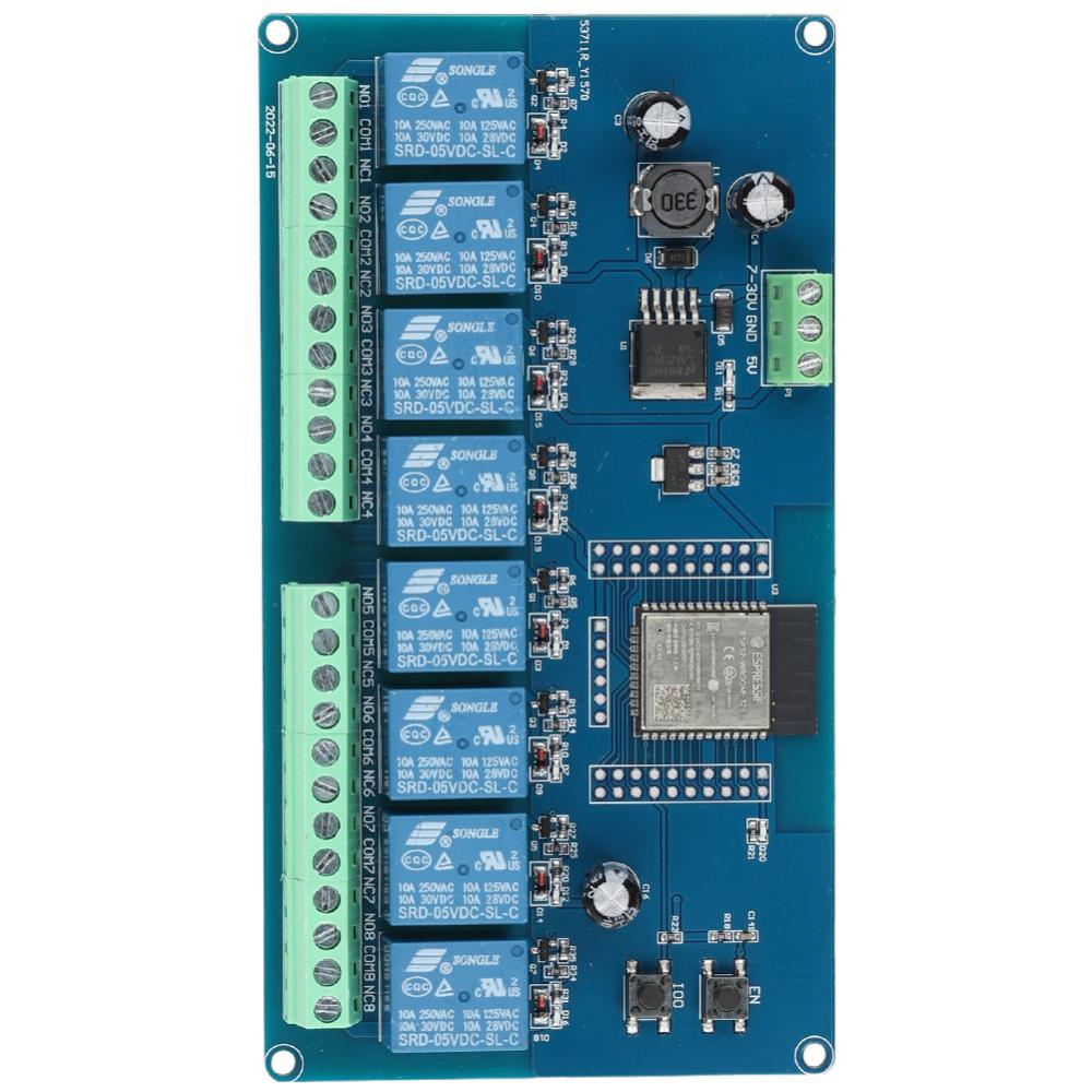 【ANENG】ESP32 WIFI Bluetooth-compatible BLE Relay Module 1/2/8 Channel Power Supply Module ESP32-WROOM Development Board