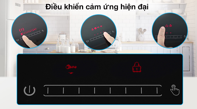 Bếp từ đôi Kocher DI 808GE nhập khẩu Đức