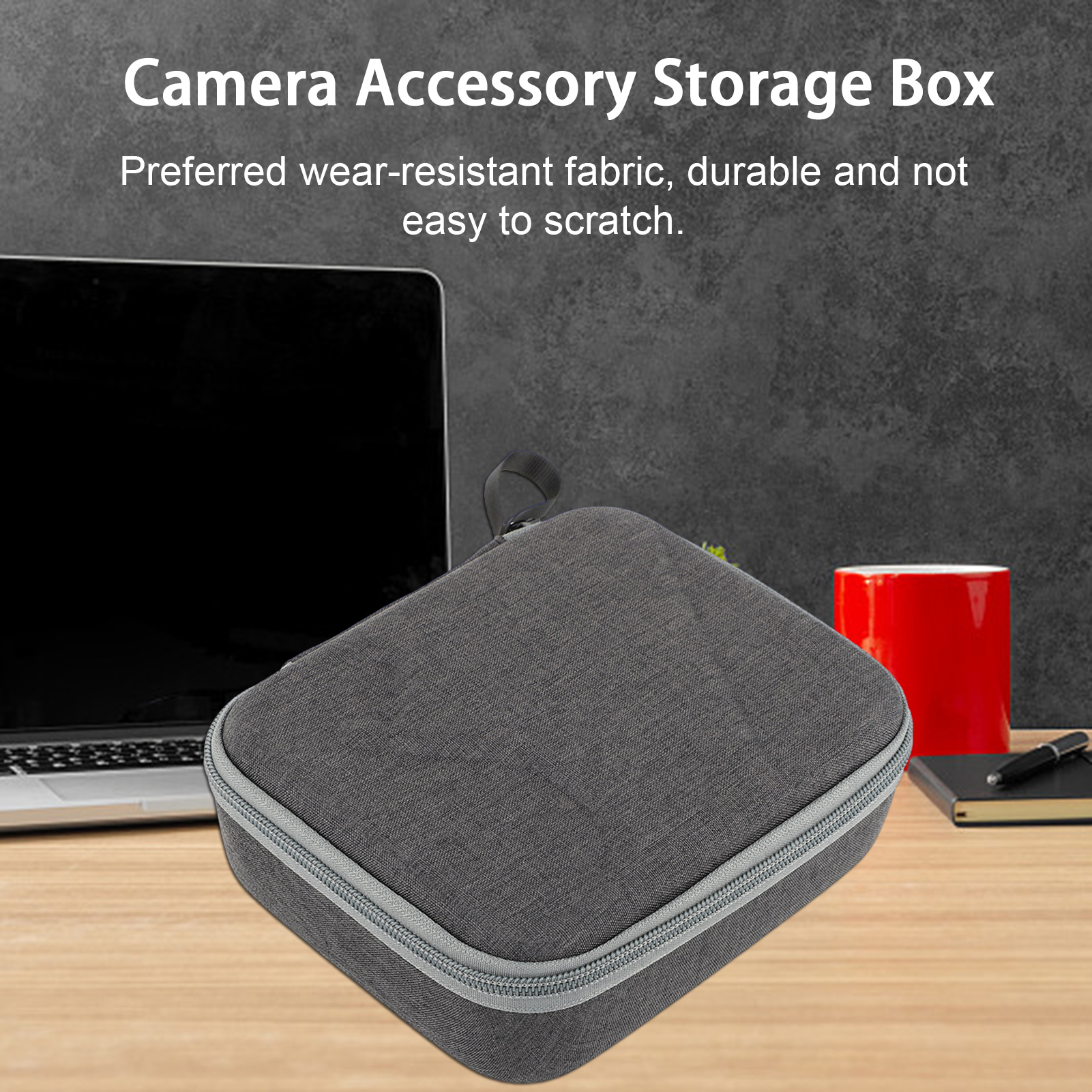 Camera Bag with 1/4 Threaded Handle Compartment Camera Storage Bag Waterproof Protective Camera Case for Dji Osmo Pocket 3 Portable Storage Bag with Soft Inner Hardness Cover and Mesh Pocket Ideal