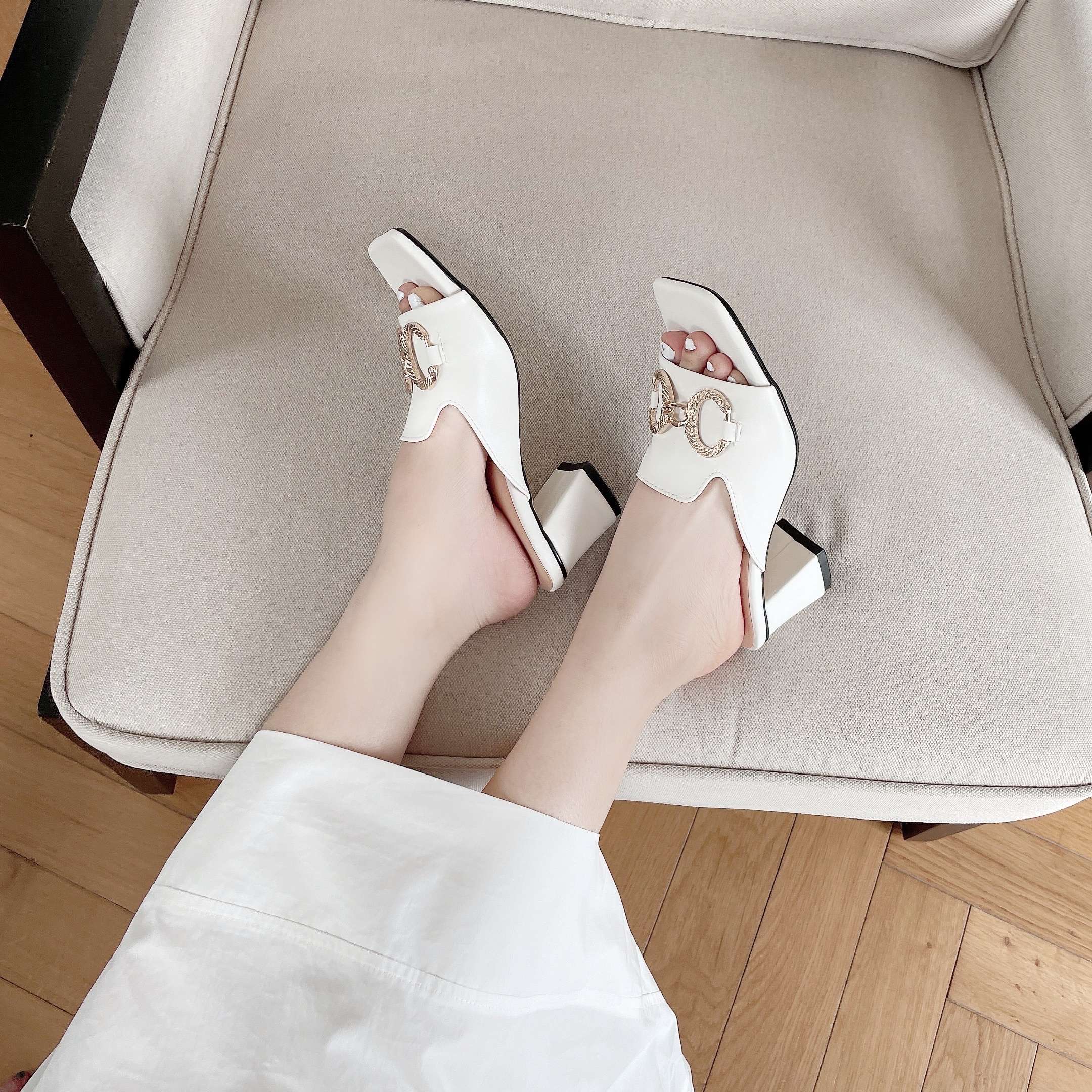 Giày cao gót đẹp thời trang 5 phân Luvia 13CG