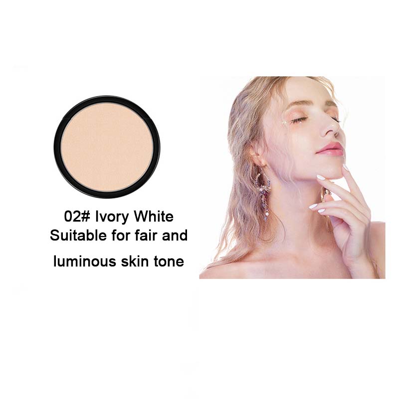 Yuanyan New Face Pressed Powder Cosmetics Long Lasting Oil Control Brightening Makeup Powder Palette Beauty Long Lasting Makeup Effect. 