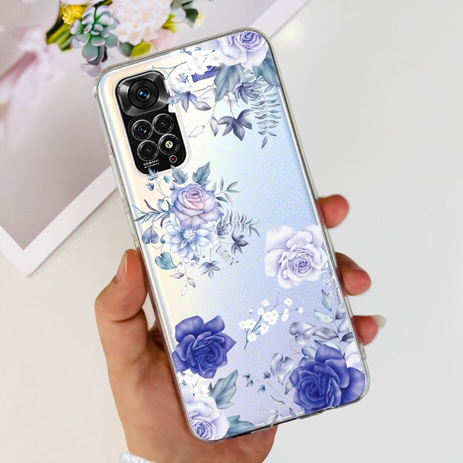 For xiaomi redmi note 11 4g case redmi note 11s cute fashion painted cover soft tpu phone case for redmi note 11 pro plus casing