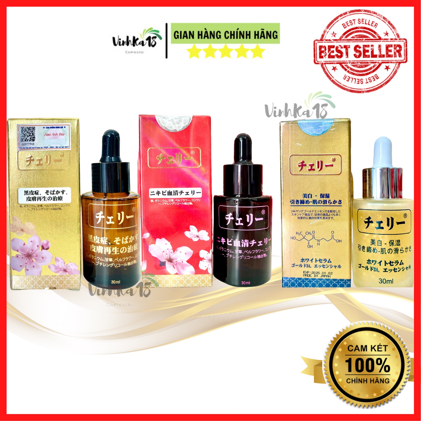 [ Chính Hãng ] Serum Hoa Anh Đào Nhật Bản