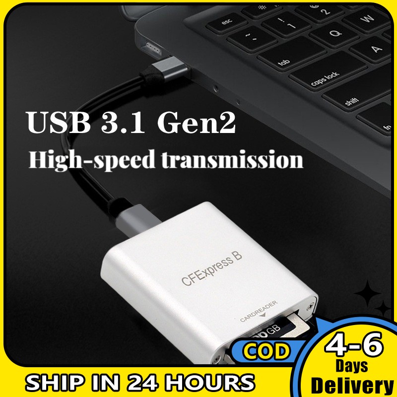 Cfexpress Type B Card Reader Usb3.1 Gen2 10Gbps 1DX3 Card Reader Memory Card Adapter With LED Indication Lamp