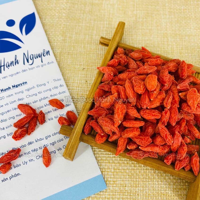 Kỷ tử ninh hạ 100g, hạt kỳ tử to, tròn, vị ngọt thanh, trà kỳ tử đẹp da, chống lão hóa - Hạnh Nguyên