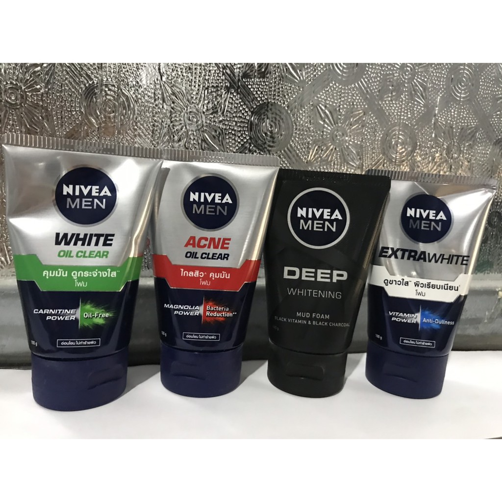 Sữa Rửa Mặt Nam Nivea Men 100ml Thái Lan