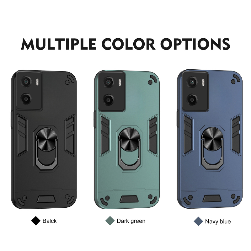 For Moto G15 G15 Power G05 Phone Case Shockproof Armor iron Metal Ring Kickstand Bracket Casing for Moto G05 Cover Casing HP.