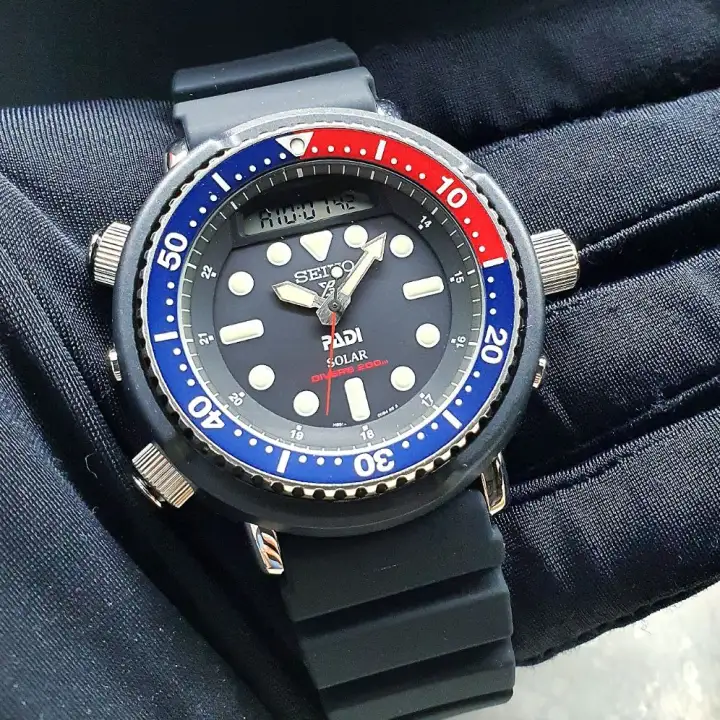 Brand New Seiko Prospex Arnie Padi Solar Power Men S Divers Watch Snj027 Snj027p1 Lazada Singapore