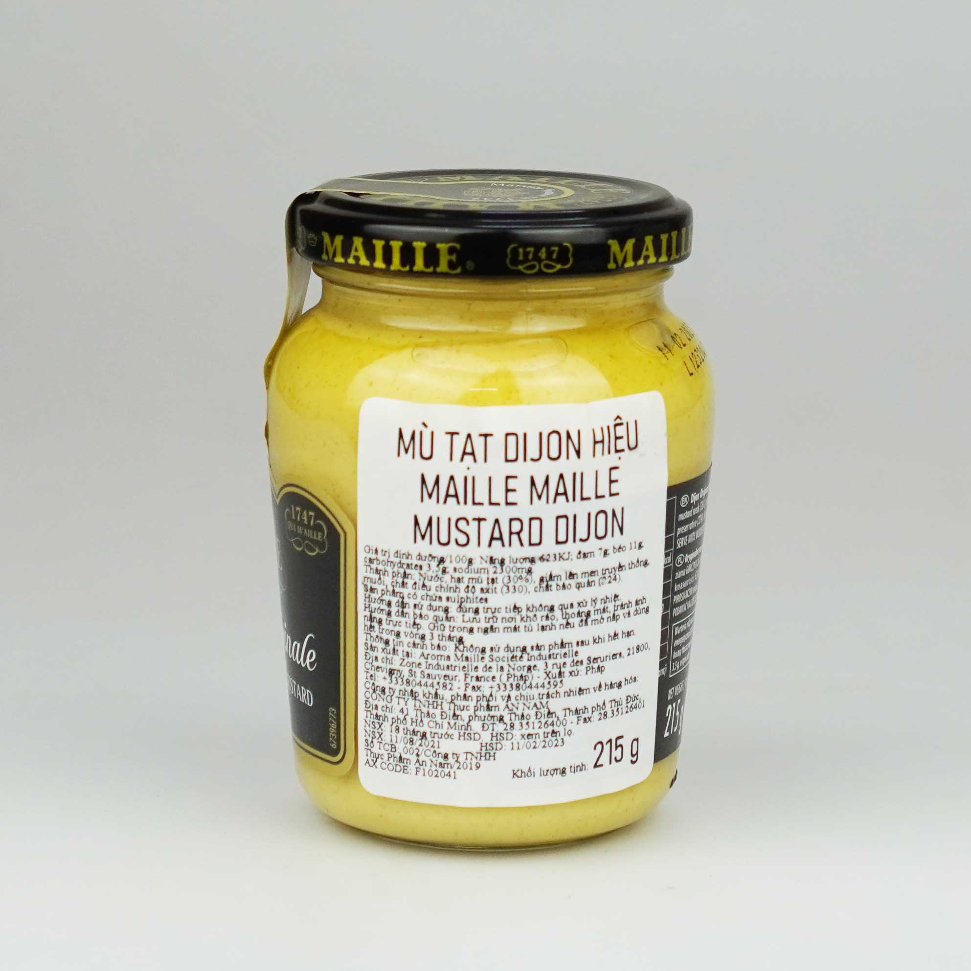 Maille mustard dijon 215g - mù tạt dijon maille 215g - ảnh sản phẩm 2