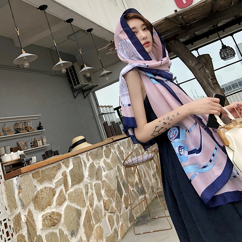 Khăn lụa hot trend size 90x180
