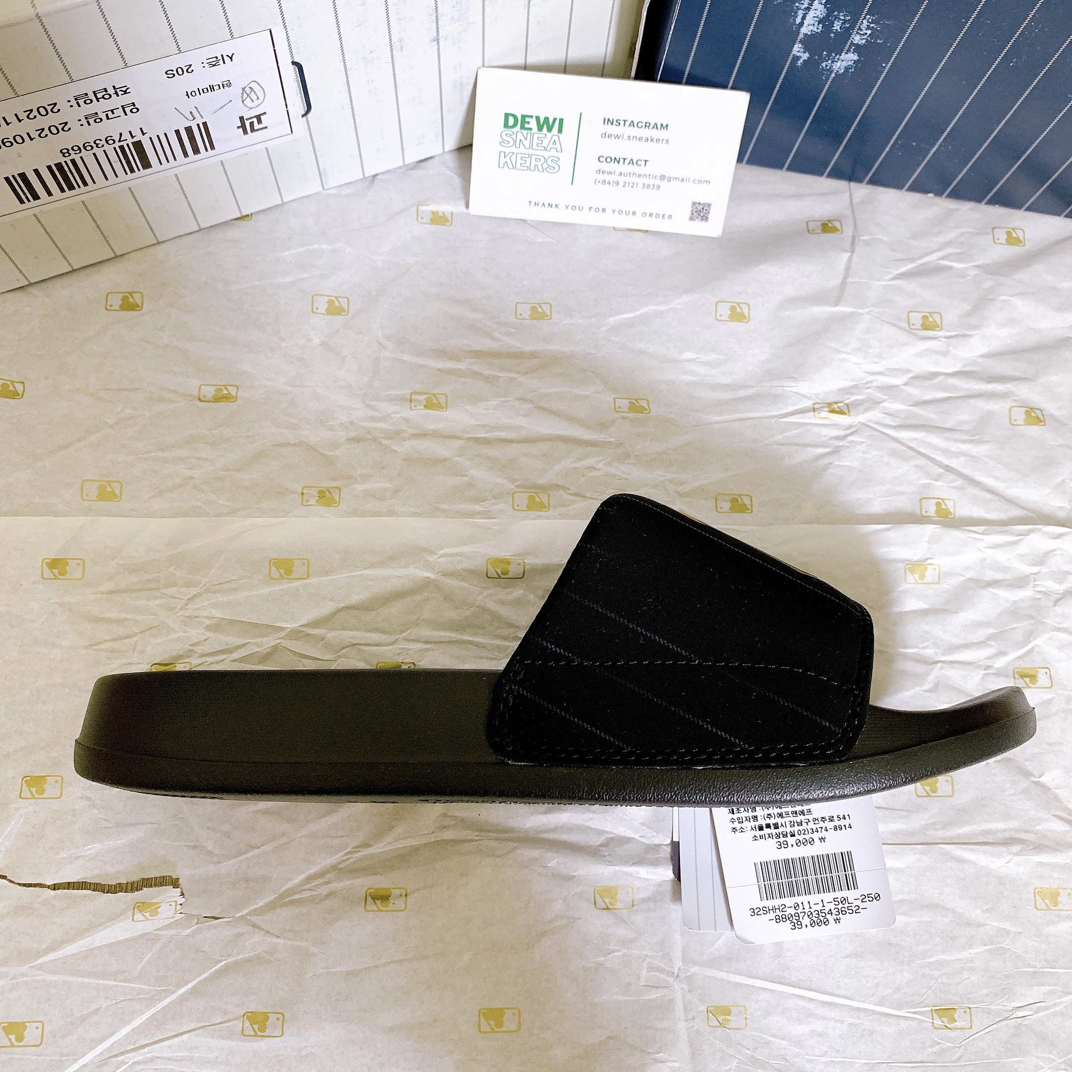 [Chính hãng] Dép MLB New Mound shipped Korea